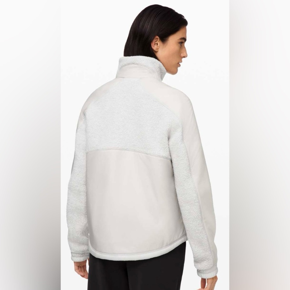 Lululemon Go Cozy Jacket  Heathered Ceramic  size 4 - Picture 6 of 14
